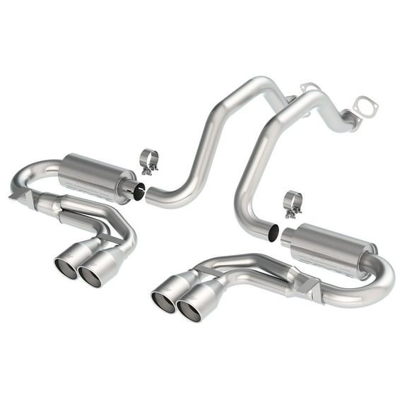 Borla 140038 S-Type Cat-Back Exhaust System Fits 97-04 Corvette Fits select: 1997-2004 CHEVROLET CORVETTE