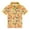 Yellow, variant on MUXiin Toddler Boy Tops 4t Button Down Floral Print Short Sleeve Short Sleeve Dress Shirt Cute Kids Summer Casual Beach Hawaiian Shirts