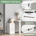 thumbnail image 4 of AQY 2 Drawer File Cabinet with Lock,Filing Cabinets for Home Office,Metal File Cabinet 18" Deep Vertical Storage Drawer for Hanging A4/F4/Letter/Legal Size Files, Assembly Require, 4 of 12