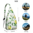 thumbnail image 3 of Lemon Grove Sling Backpack&nbsp;- Orchard Inspired Print Crossbody Shoulder Bag, Waterproof Material, 3 of 4