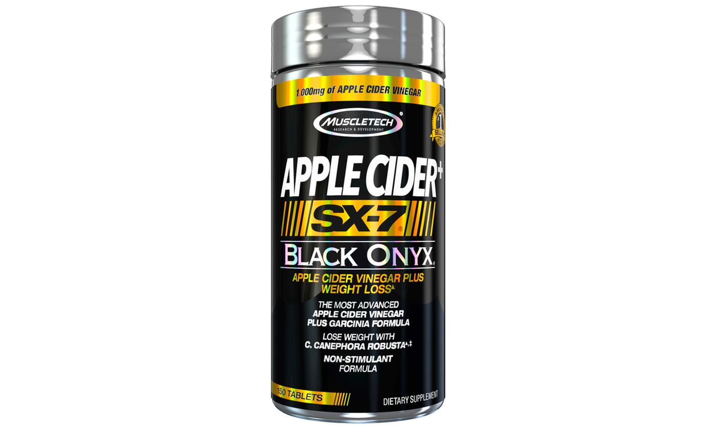Muscletech Sx-7 Black Onyx Apple Cider Vinegar 150ct