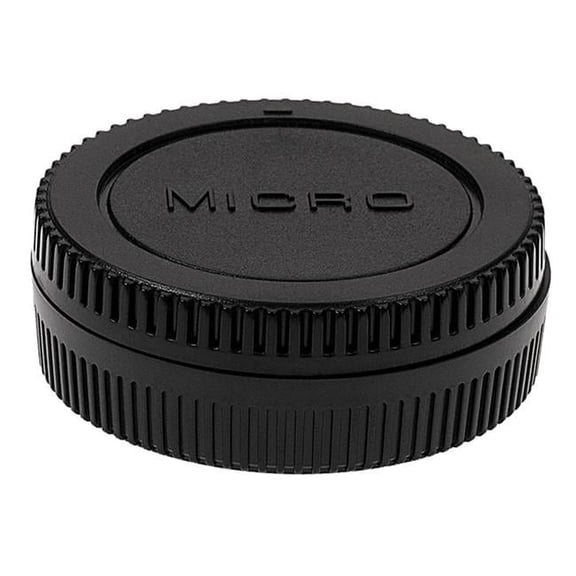 Fotodiox Cap-Set-MFT-BLK Camera Body & Rear Lens Cap Set for Micro Four Camera & Lens