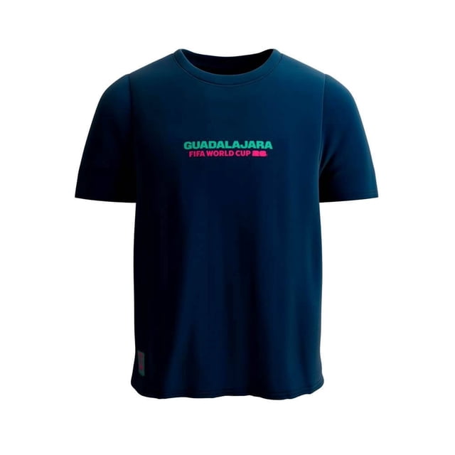 Playera Fexpro Manga Corta de Hombre Fifa Talla CH Azul Fuerte