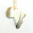 thumbnail image 3 of Africa Continent Cow Horn Christmas Ornament, Fair Trade Handmade from Uganda, East Africa, 3 of 3