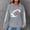 *Grey, variant on Game Day Hooded for Women Funny Football Graphic Shirt Waffle Knit Game Day Pullover Hoodies Long Sleeve Sweatshirt Knit Hoodie Sweatshirt Football Graphic Pullover Sweater Black Xl