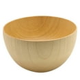 thumbnail image 3 of Wooden Bowls, Japanese Style Wooden Bowl Smooth Noodles Bowls Food Container Wood Eating Bowl, 3 of 10