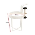 thumbnail image 4 of Portavasos de escritorio Portabotellas de agua Reposabrazos de silla portátil Portavasos para bebidas para Blanco, 4 of 9