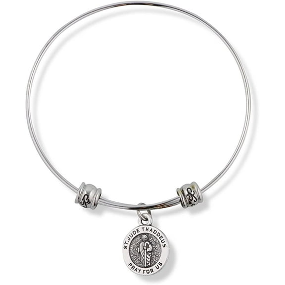 San Judas Tadeo Bracelet | St Judas Bracelet or San Tadeo Bracelet your St Jude Hero Saint Jude Charm Jewelry Great for St Jude Childrens Hospital or St Jude Research Hospital of a San Judas Medalla