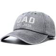 thumbnail image 5 of WAYUTE Father's Day Mens Letter Embroidered Baseball Caps Curved Brim Breathable Mesh Visor Sun Hat Classic Hiking Casual Outdoor, 5 of 6