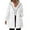 White, variant on Duoif Rain Jacket Women, Women's Rain Jacket Plus Size Long Raincoat Lightweight Windbreaker Jackets with Pockets Jackets for Women Black L