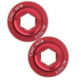 thumbnail image 1 of Fixation de Bras de Manivelle, Vilebrequin en Alliage d'Aluminium M18 pour Roue Dentée H Rouge, 1 of 8