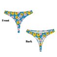 thumbnail image 3 of Balery Lovely Duck Tangas de Algodón para Mujer con Estampado – Ropa Interior Sexy, Transpirable, G-string-4X-Large, 3 of 6