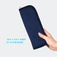 thumbnail image 4 of Insulin Cooler Travel Case Diabetic Medication Organizer Cooler Bag Navy Blue, 4 of 5