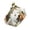 White, variant on Kcolen Elegant Floral Hasp Clutch Purse for Women Compact Style Ladies Wallet Bag