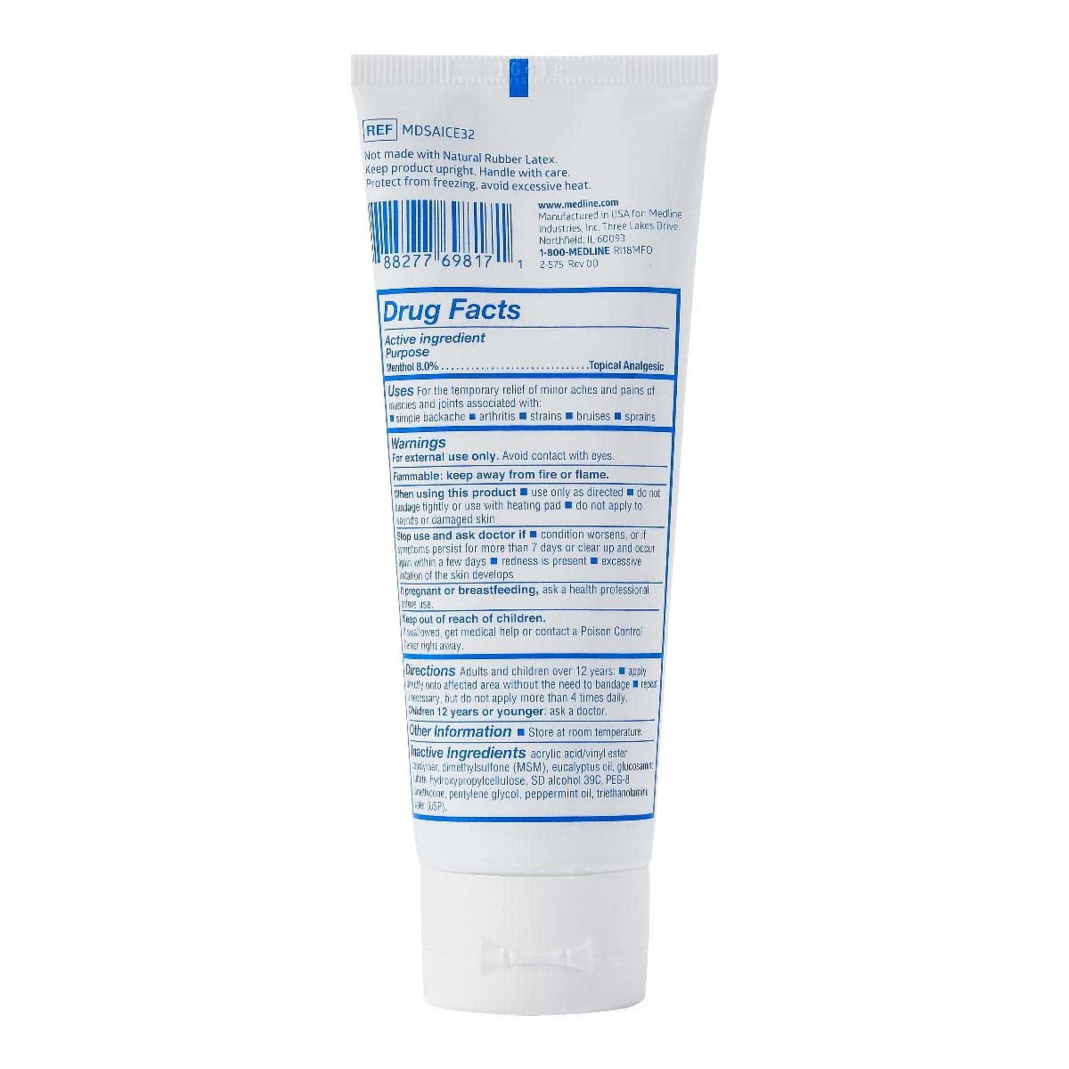 Medline ActivICE™ Topical Pain Reliever 4 oz