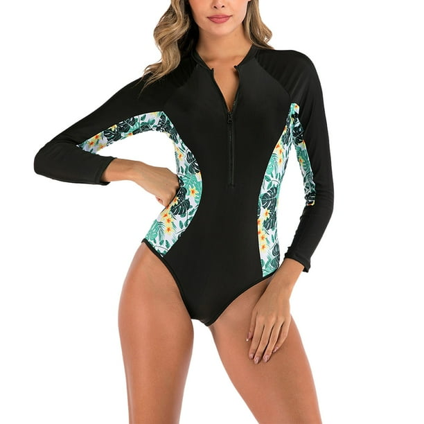 Long sleeve hotsell swimsuit walmart