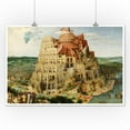 thumbnail image 2 of The Tower of Babel (Artist: Pieter Bruegel the Elder) c. 1563, Masterpiece Classic (12x18 Wall Art Poster, Room Decor), 2 of 3