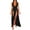 Black, variant on Women's Sexy Long Summer Dress Deep V Neck Nightclub Party Evening Gown Elegant Slit Casual Outfit