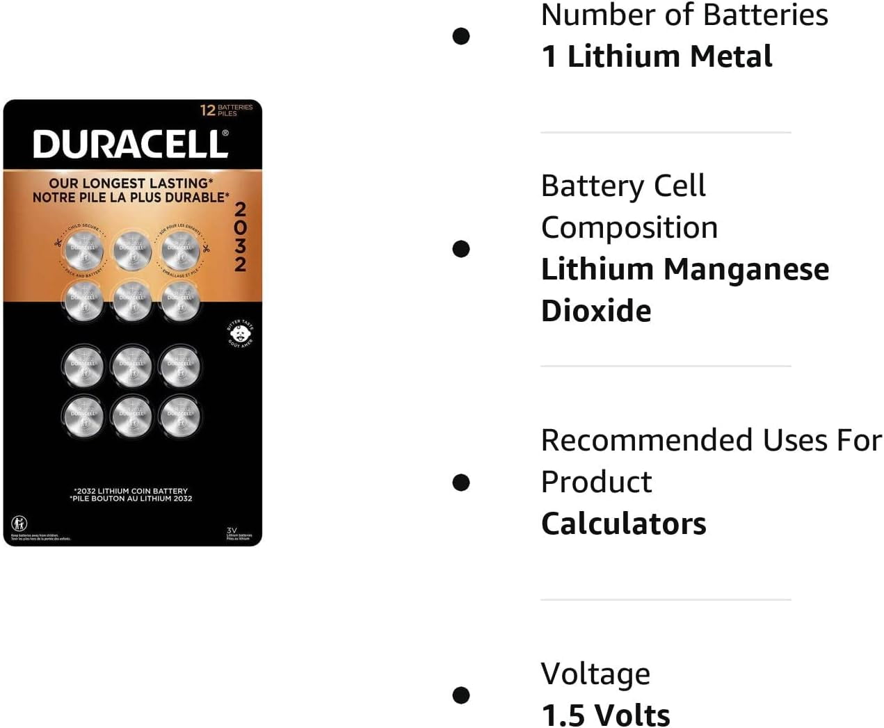 Duracell CR1620 pile bouton lithium