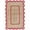 Red, variant on Jaipur Art And Craft Handmade Carpet for Home for Scallop Bohemian Jute Area Rug (5x8 Sq ft)
