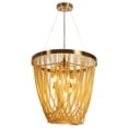 thumbnail image 6 of LNC Tracienuri 9-Lights 23.6" Modern Luxury Draped Chain Beaded Chandelier, Gold, 6 of 15