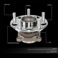 thumbnail image 2 of DNA Motoring OEM-WHA-0088 For 2008-2019 TLX/TSX/Accord FWD Rear Left Right Wheel Bearing Hub, 2 of 7