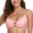 thumbnail image 4 of RELLECIGA Women's Strappy Longline Triangle Bikini Top, 4 of 7