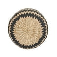 thumbnail image 4 of Household Essentials Woven Basket, Set of 2 Decorative Baskets, Large and Small, Natural with Black Pattern, 4 of 8