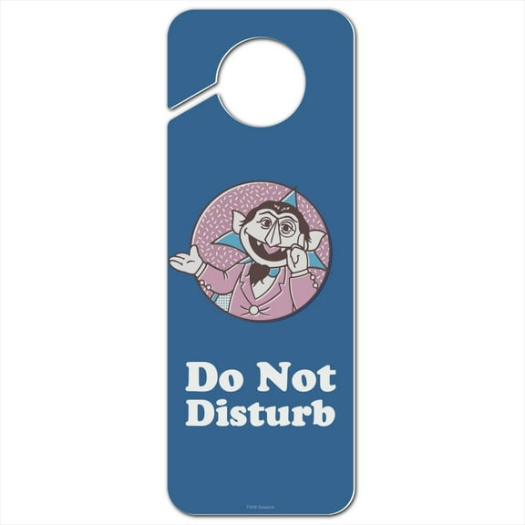 Sesame Street You Can Count on Me Plastic Door Knob Hanger Sign