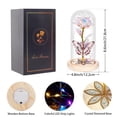 thumbnail image 2 of Regalos para el día de San Valentín Beferr Galaxy Glass Rose Forever Rose, 2 of 9