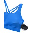 thumbnail image 4 of Sostén CRZ YOGA Sensación Desnuda con Relleno y Tirantes Azul XL, 4 of 4