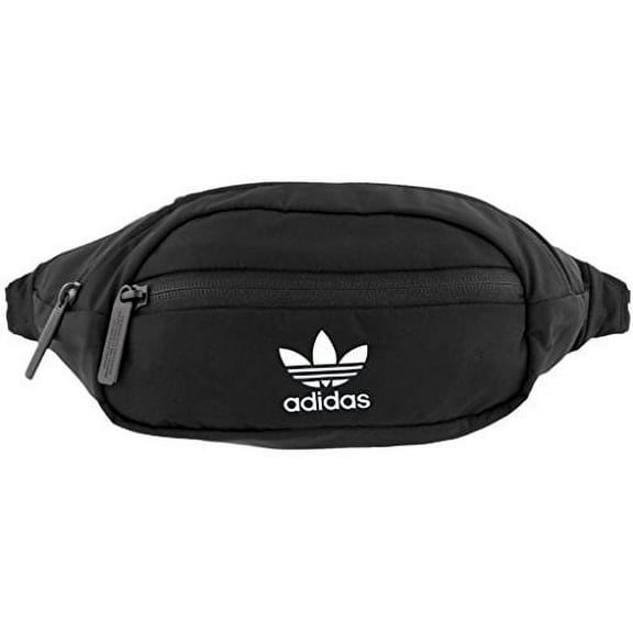 Adidas Lightweight Unisex Fanny Pack, 99% Polyester 1% Spandex, Black