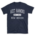 thumbnail image 1 of West Hammond New Mexico Classic Established Men's Cotton T-Shirt, 1 of 1