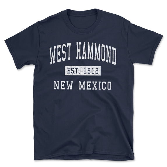 West Hammond New Mexico Classic Established Men's Cotton T-Shirt