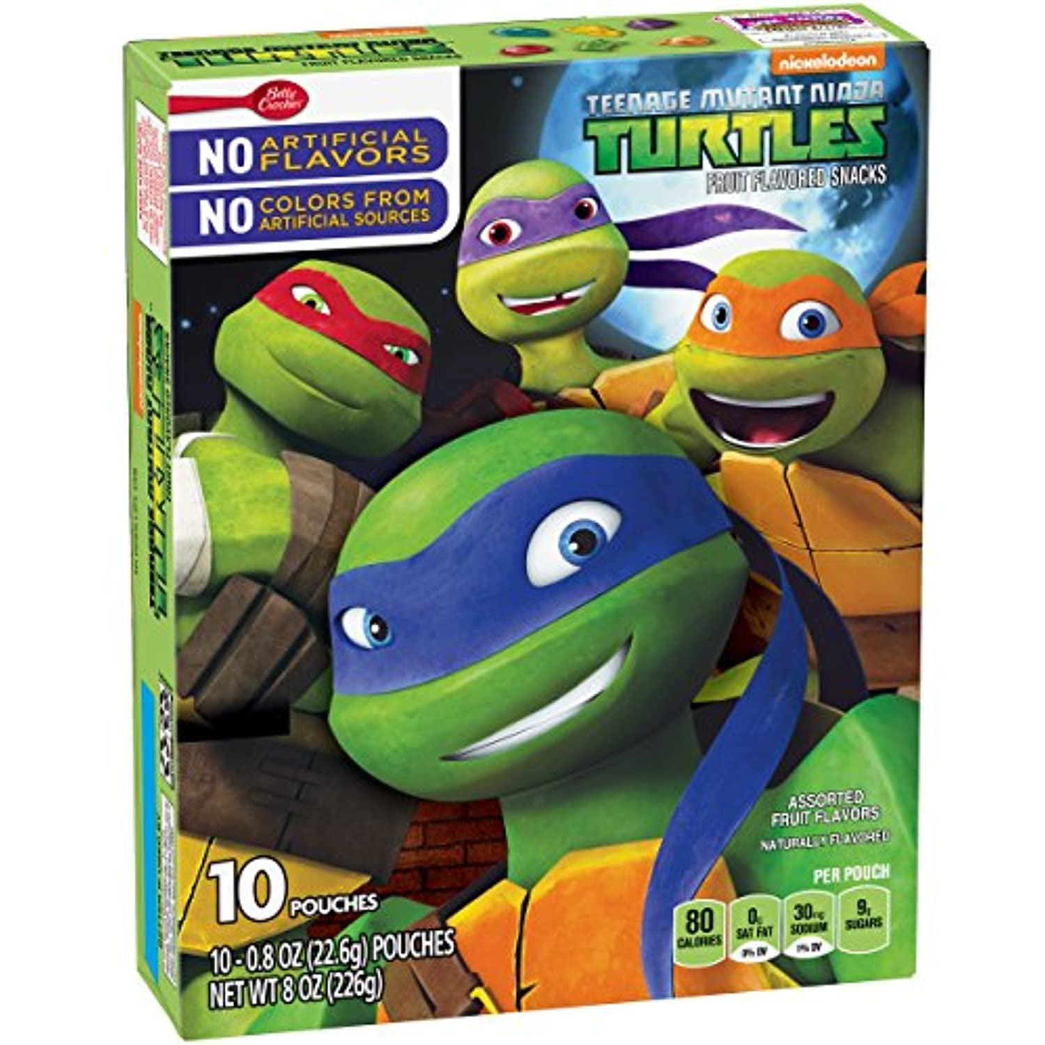 New Teenage Mutant Ninja Turtles Fruit Snacks