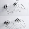 thumbnail image 3 of Aedtie Rack Shelf Storage Caddy Bathroom Steel Stainless Basket Kitchen Suction Rack Shower Bathroom Products, 3 of 8