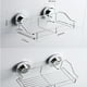 thumbnail image 3 of Estante de almacenamiento para baño, acero inoxidable, rejilla de succión para cocina, productos para ducha y baño, 3 of 8