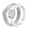 Pack F: Silver, Pearl, variant on QALO Women's Stackable Rubber Silicone Ring - Eva Shockey 2 Stack Treelined Rings Size 06