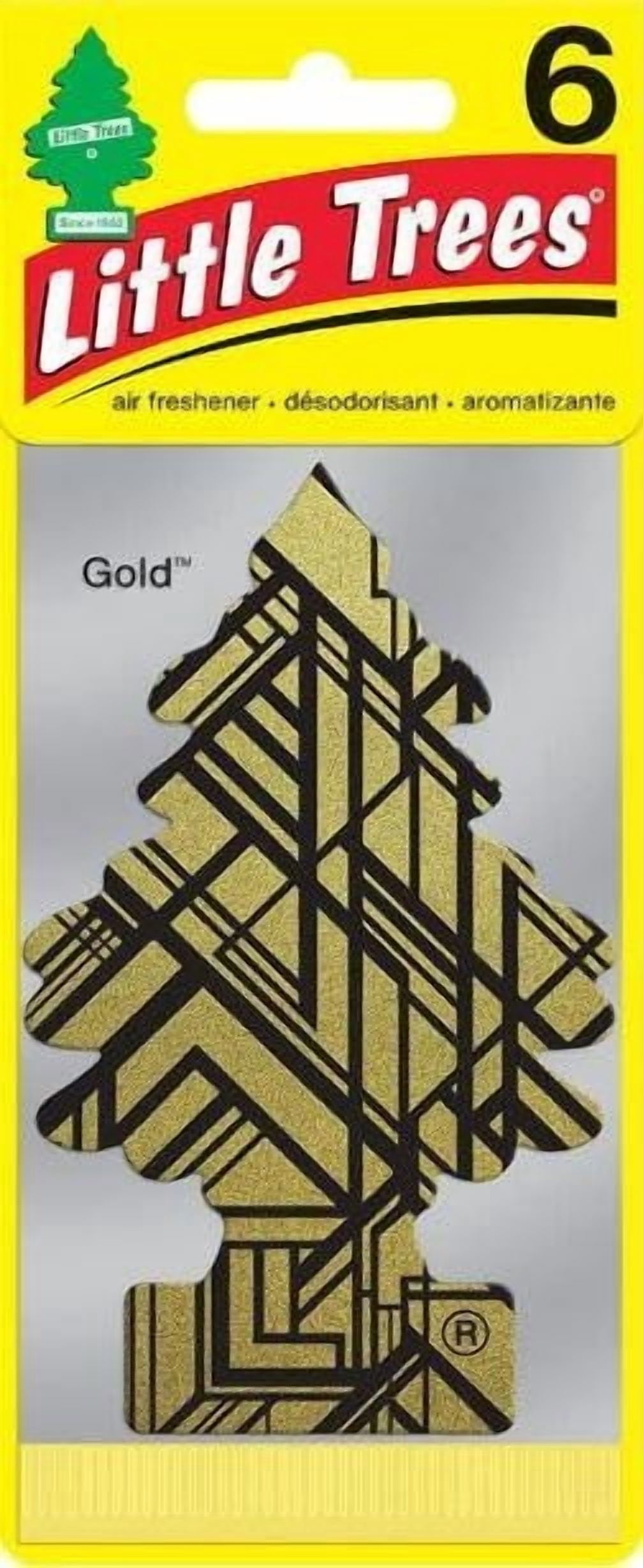 Little Trees 60210 Gold Scented Hanging Air Freshener for Car & Home 48 Pack!