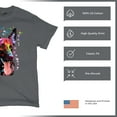 thumbnail image 4 of Tee Hunt Dean Russo German Shepherd T-Shirt Colorful Dog Best Friend Men's Tee, Charcoal, 4X-Large, 4 of 5