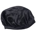 thumbnail image 1 of Silk Night Cap for Hair Protection Durable Black Mulberry Silk Large Size 25.5 Inches Circumference, 1 of 8