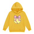thumbnail image 2 of EnJoCho Girls Oversized Hoodie Softball Bow Graphic Pullover Hooded Sweatshirt Long Sleeve Front Pocket Casual Fall Winter School Sporty for Kids Teens, 2 of 5