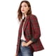 thumbnail image 4 of Chaqueta formal Allegra K para Mujer Doble Botonadura Rojo Verde S, 4 of 6