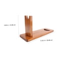 thumbnail image 3 of BEADCEST 1Pack Wood Crates For Display Wine Display Rack Light Brown Simple Style For Home Furniture, 3 of 5