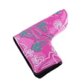 thumbnail image 1 of koolsoo Golf Putter Cover with Embroidery Frog Pattern Putter PU Drivers for golf gift Pink, 1 of 9