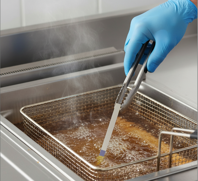 Free Fatty Acids 8% FFA Test Strips for Deep Frying Oil Quality, High Level [Vial of 50 Strips]