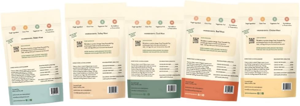 Purposeful Pup, Sausage Dog Treat Bundle - 5 Packs Natural Premium European Quality