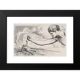 thumbnail image 2 of Charles Dana Gibson 24x17 Black Modern Framed Museum Art Print Titled - The Last Blow (1918), 2 of 5