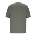 thumbnail image 5 of USNSM Men Oversized T-Shirts Pocket Short Sleeve Solid Color Heavy Cotton Vintage Tops Loose Fit Casual Basic Unisex Tee Gray XXL, 5 of 6