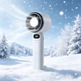 thumbnail image 6 of Handheld Fan Digital Display High-Rate 7.48 Inches, Usb Rechargeable Portable Powerful Wind for Outdoor Use, 6 of 7